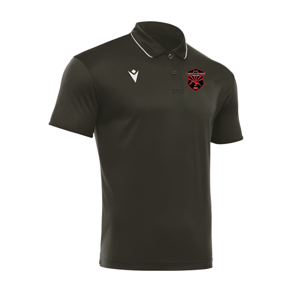 Rockingham Cambio Cumbre FC Draco S/S LOGO Polo BLK