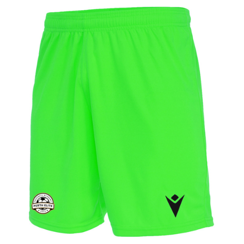 Perth Elite Football Academy Mesa Hero Shorts GK Neon Green