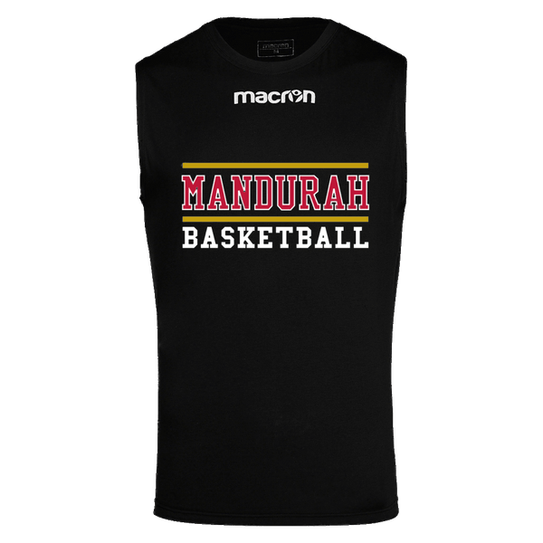 Mandurah Basketball Black Sleeveless Shirt