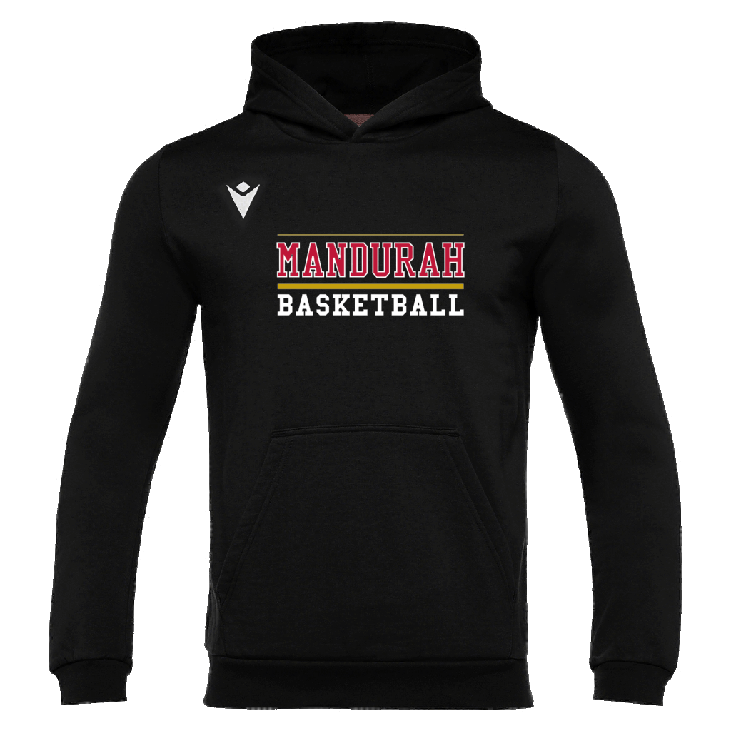 Mandurah Basketball Banjo Hoodie Black
