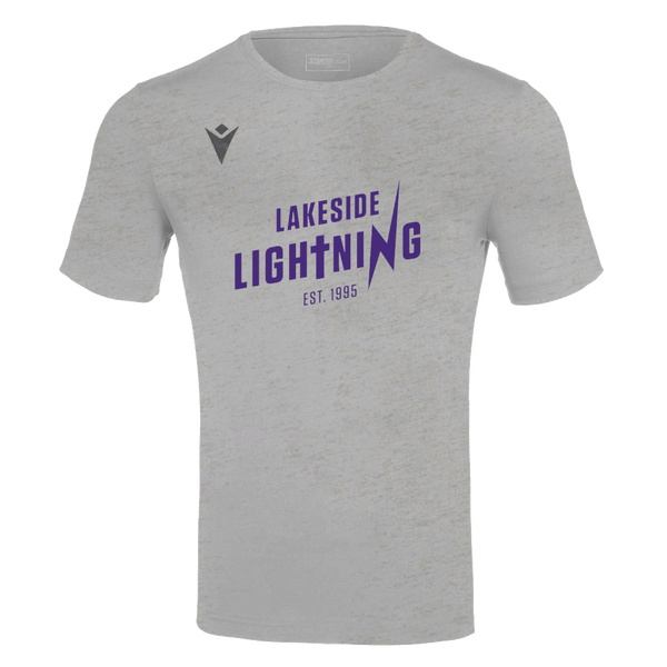 Lakeside Lightning Basketball Fan T-Shirt Grey