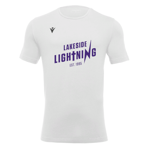 Lakeside Lightning Basketball Fan T-Shirt White